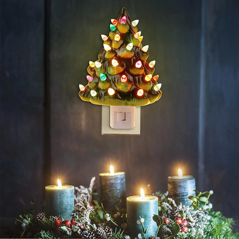 🔥 Christmas Pre-sale - 49% off 🎄Christmas Ceramic Tree Night Light