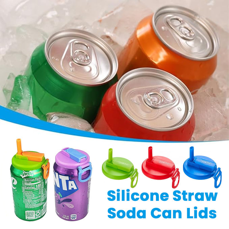 🔥Last day 49% OFF 🔥Silicone Straw Soda Can Lid