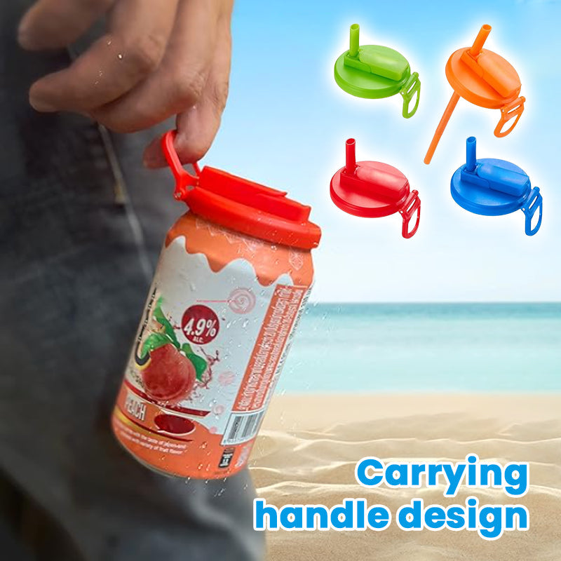 🔥Last day 49% OFF 🔥Silicone Straw Soda Can Lid