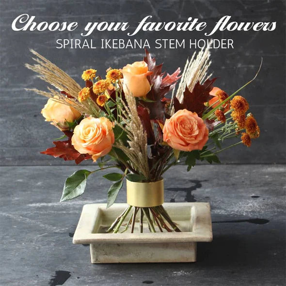 🎄Valentine's Day Deals-49% OFF🎄Spiral Ikebana Stem Holder