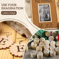 🎄Christmas Promotion-49% OFF🎄DIY Wood/ Leather Burning Set + 26 Letters Copper Mold