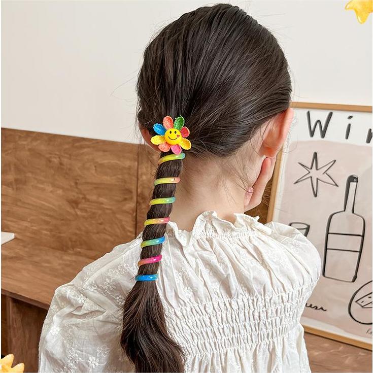 🌞Hot Summer Sale🎁Colorful Telephone Wire Hair Bands for Kids