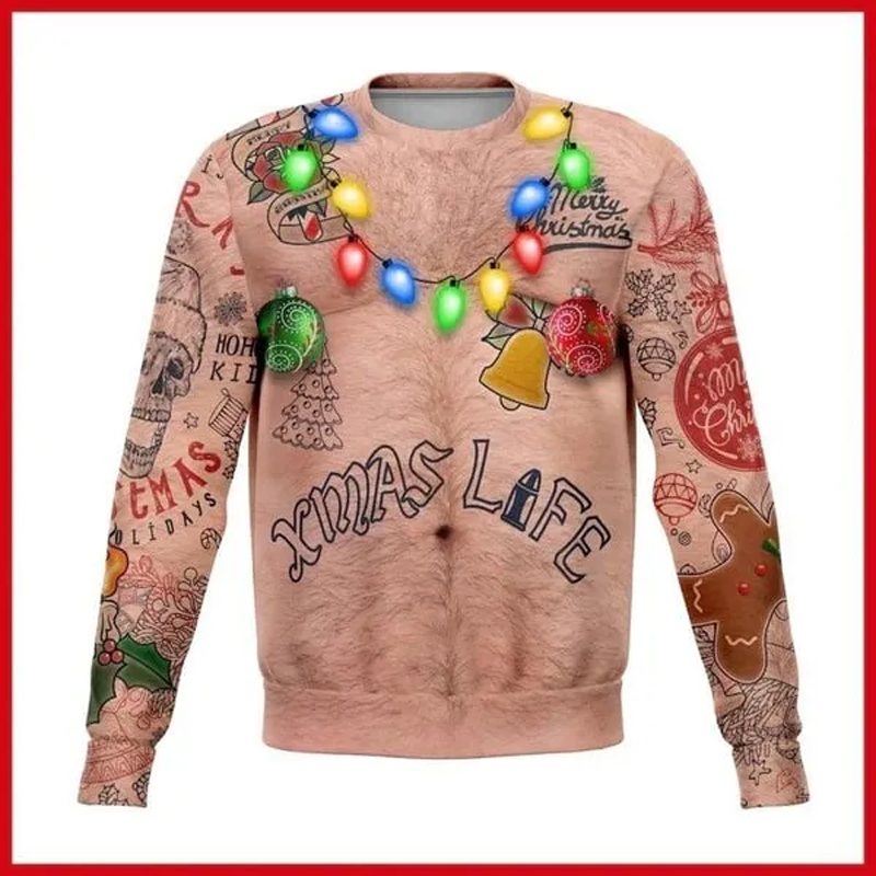 Topless Men Ugly Sweatshirt