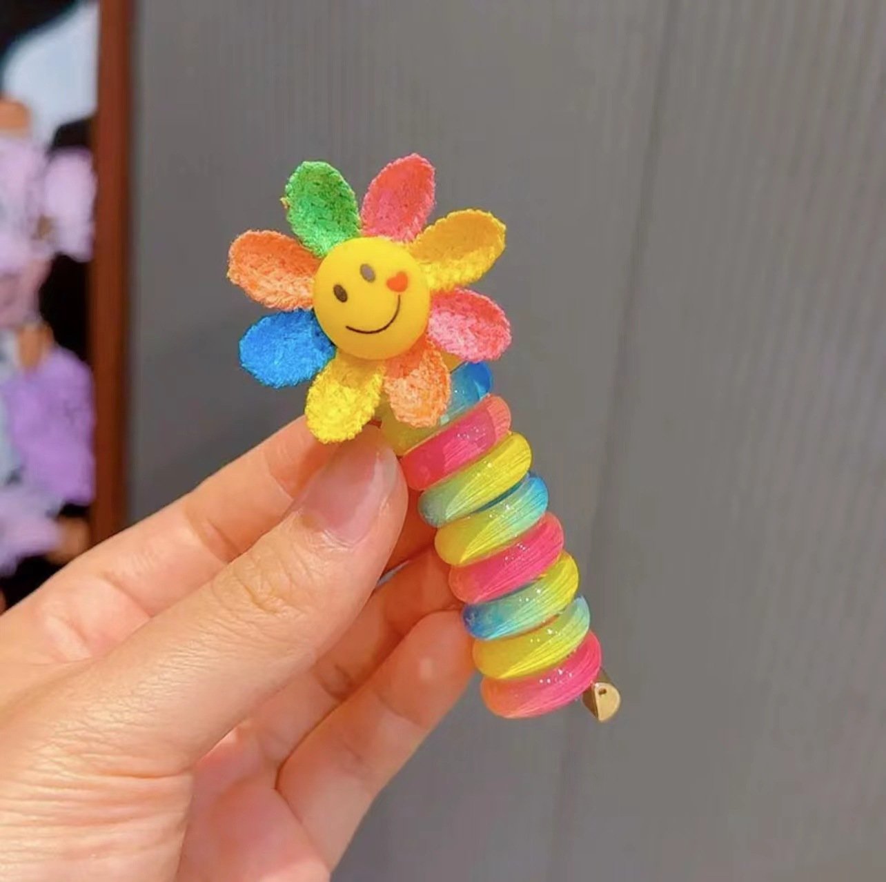 🌞Hot Summer Sale🎁Colorful Telephone Wire Hair Bands for Kids